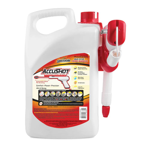 Home Barrier Insect Spray That Kills Ants Roaches And Spiders On Contact With Indoor Outdoor Ready To Use 1.33 Gallon AccuShot Sprayer