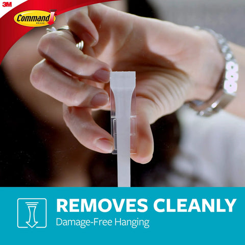 Damage Free Bathroom Organization 3 Large Towel Hooks With Water Resistant Strips No Tools Needed Easy Install Clear Frosted Finish demonstration