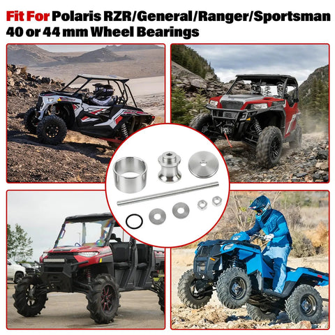 Badass Atv Wheel Bearing Removal Tool Crafted From Rugged Steel And Durable Aluminum For Precise Pulling On Forty And Forty Four Millimeter Units in action with Polaris RZR.
