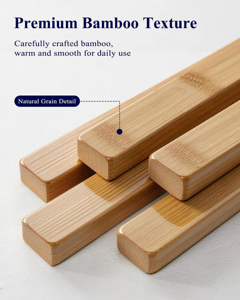 Close-up of premium bamboo texture showcasing solid three tier bamboo shoe rack for front door entryway construction.