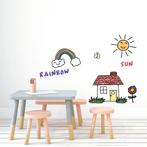 Removable Chalkboard Peel And Stick Wallpaper In Black For Quick Room Makeovers Self Adhesive Surface For Notes And Art