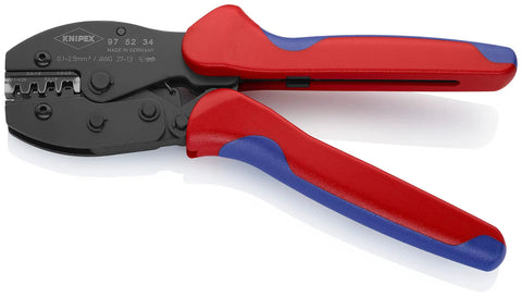 Crimping Pliers With Calibrated Pressure For 2.8 and 4.8 mm Non Insulated Connectors PreciForce With Multi Component Grips