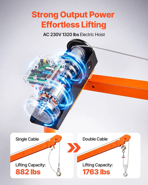 Heavy Hitter Electric Pickup Truck Crane Featuring A 3500 Pound Electric Winch And 360 Degree Swivel Folding Hoist For Real World Job Site Material Hauling with electric hoist and lifting options.