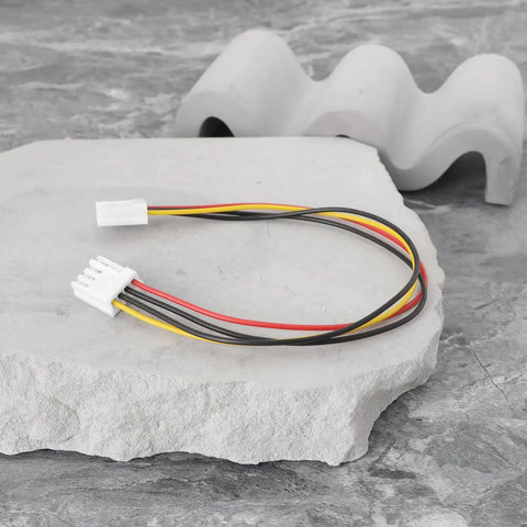 20cm 4 Pin To 4 Pin Floppy Drive Power Cable For 3.5 Inch Floppy And Gotek Drives Internal PC Power Lead For Tight Rigs Easy Install Durable 4 Pin To 4 Pin Adapter For Motherboard, white plastic connectors