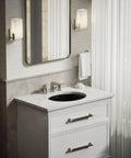 Bathroom with Caxton Oval Undermount Bathroom Sink With Sleek Easy-To-Clean Design And Timeless Style for modern baths