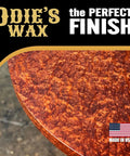 Super Hard Wood Wax For Ultra Durable Finish And Extra Lustrous Sheen That Builds On Super Duper Oil And Wood Butter Great For Lighter Woods Clear Wax Finish 9 Ounce Glass Jar showing polished wood surface