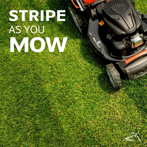 Effortless Lawn Striping Kit For 21 Inch And 22 Inch Toro Recycler Walk Behind Mowers No Tools Needed Quick Setup shown attached