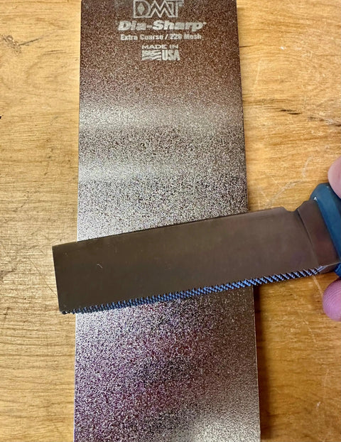 D8X Diamond Bench Stone Extra Coarse 220 Grit For Knives And Tools Sharpens Dull Edges Fast Flat 8-Inch Made In USA Knife Sharpener Workhorse