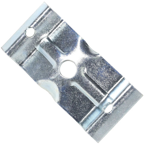 Four Pack Heavy Duty Surface Mount Corner Brackets For Table Aprons Forged From Bold Zinc Coated Steel With Tough Wing Nuts, 38x76 mm