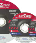 Z Tech High Performance Cut Off Wheels 4 1/2 Inch By.045 Inch By 7/8 Inch Type 27 Type 42 Depressed Center 50 Pack displayed