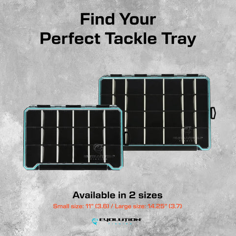 BallistiX 3.6 Tackle Tray Waterproof Lure Box With Clear Lid And Rust Inhibitor Built Tough Anti Corrosion Single Latch