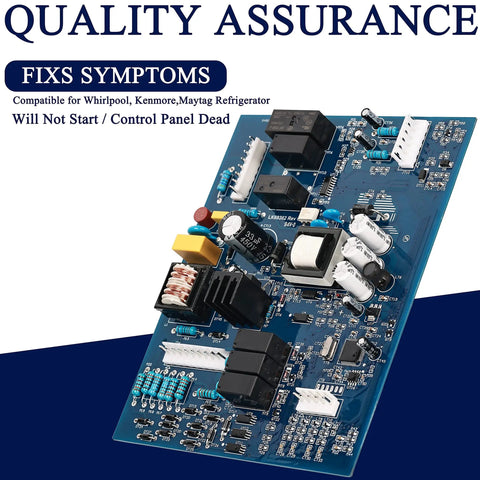 Upgrade Your Refrigerator Control Board HV Module WPW10310240 AP6019229 Replacement For 12920717SP blue module close-up