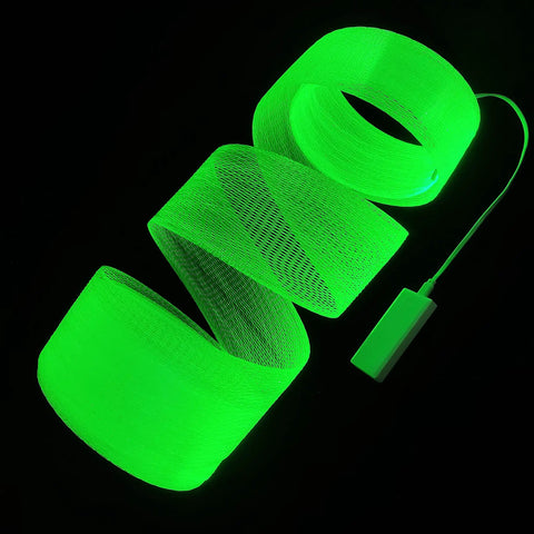 Green LED Fiber Optic Mesh Light Kit For Ceiling And Christmas Tree, 6 Meter Net Lights With Touch Button Controller