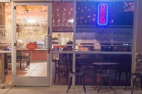 Shop front with Brighten Up Your Shop With A Vertical LED Neon Open Sign Featuring Flashing Mode Built In Power Cord Easy Install