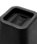 Close-up of 6 Inch Bed Riser Set Of 4 With Wheel Grooves For Stable Lifts And Easy Under Bed Storage In Dorm Or Bedroom Durable Plastic