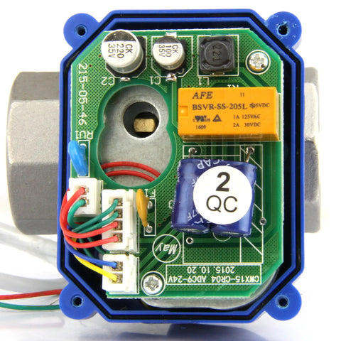 Motorized Ball Valve Half Inch Stainless Steel 304 NSF Certified Full Port Water Workhorse internal circuit board