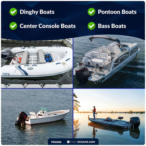 Various boats suitable for Mercury Engine End Compatible Boat Fuel Line Kit Three Eighths Inch By Six Foot, Leakproof Outboard Fuel Line