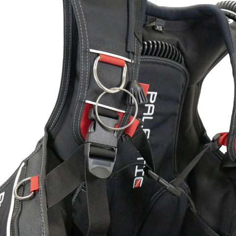 51mm Stainless Steel Split Rings For BCD Attachment, 2.5mm Wire, 5 Pack, attached to dive gear for secure quick release