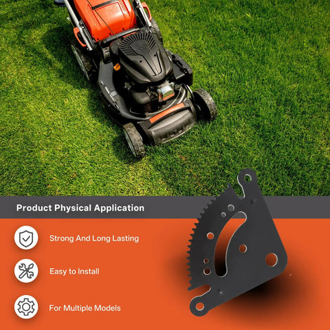 Steering Sector Pinion Gear With Bushings Replacement For D100 D105 D110 D120 D125 Tractors shown with lawn mower application
