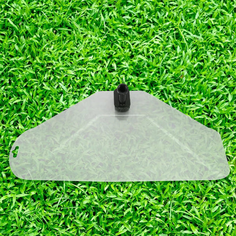 Windproof Sprayer Nozzle With Dual Horn Design For Agricultural Use Large Plastic Atomizing Mist Sprinkler Head on grass