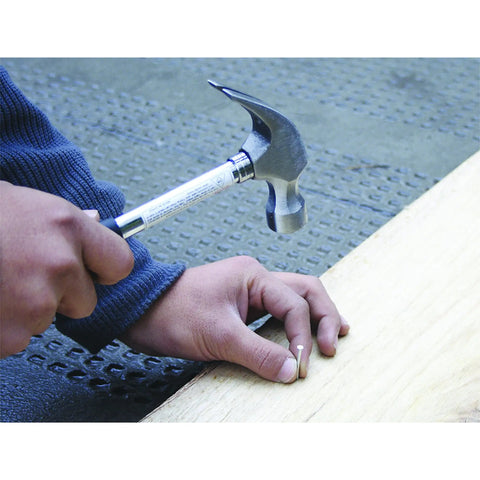 Man using claw hammer from Must Have 39 Piece Home Tool Kit With Sturdy Toolbox Case For Quick Home Repairs Picture Hanging Screw Tightening Basic DIY