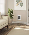 Electric Wall Heater Assembly Without Thermostat For CS152 1500 Watt 1125 Watt 240 Volt 208 Volt 5120 BTU 3840 BTU in a living room.