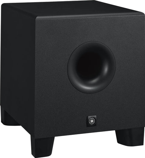 8 Inch Bass Reflex Powered Studio Subwoofer With Monster Bass 150W Amplifier 22 Hz To 150 Hz Range Low Cut High Cut Controls Phase Switch
