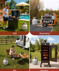 Color Coded Propane Tank Gauge Level Indicator For 5 To 40 Lb Tanks Easy Read At A Glance With Green Yellow Red Zones No Guesswork For Grill Heater Fryer Camper And Outdoor Cooking On The Go on grill and smoker propane tanks