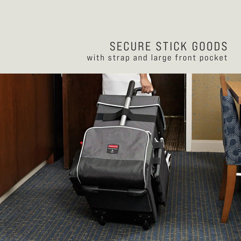 Mobile Large Dark Gray Office Cart Workhorse Built For Housekeepers Sales Reps Medical Pros Home Healthcare And Teachers