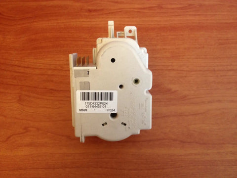 Washer Timer Assembly WH12X10254 Replacement Part for GJSR31 Models Genuine Clock Timer on wooden background