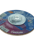 Tiger Ceramic Type 27 Cut Off And Grind Combo Wheel 4 1/2 Inch By 1/8 Inch CER30T 5/8-11 Nut close-up