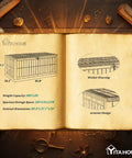 Diagram of Extra Large 240 Gallon Outdoor Deck Box With Locking Lid Waterproof Resin Storage Bench Seating Built To Last For Patio Cushions Garden Tools And Pool Accessories Dark Brown.