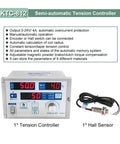 KTC-812 Semi-automatic Tension Controller with digital display showing settings and Hall sensor for precise control