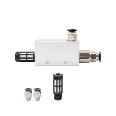Dope Vacuum Ejector For Pneumatic Systems With Air Exhaust And Negative Pressure Control Valve, high efficiency vacuum generator CV-15HS-8mm