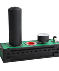 Compact Multi Stage Vacuum Generator With Energy Saving Design High Flow And High Suction For Industrial Use Compatible With PBX And PBM Series 5 10 20 30 A B C PBM20 B, side view showing gauge and connection ports