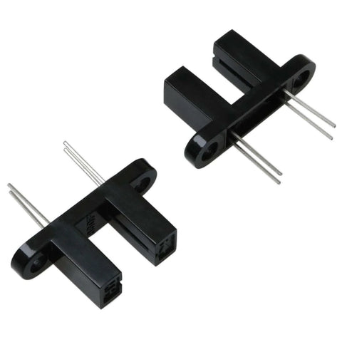Five Pack HY860F Optical Sensor Switch Infrared Photoelectric Sensor 940 Nm 5.9mm Slot 4 Pins Auto Operation Black Plastic Housing