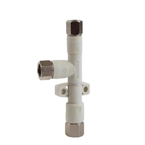 High Flow Tubular Vacuum Generator For Pneumatic Ejector In Industrial Automation And Material Handling Equipment, side view