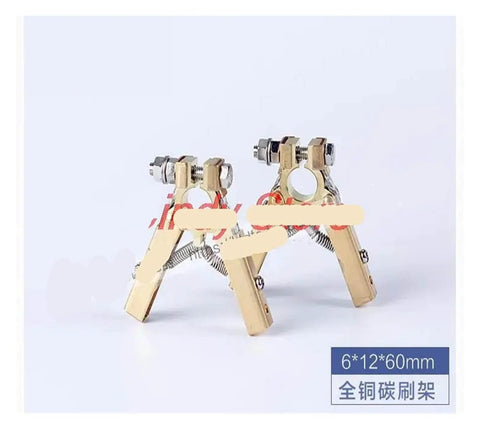 Four Way Slip Ring Assembly With Pro Grade Conductive Copper Carbon Brush Bracket Return Ring And Copper Ring 20x60x66mm Cylindrical Connectors