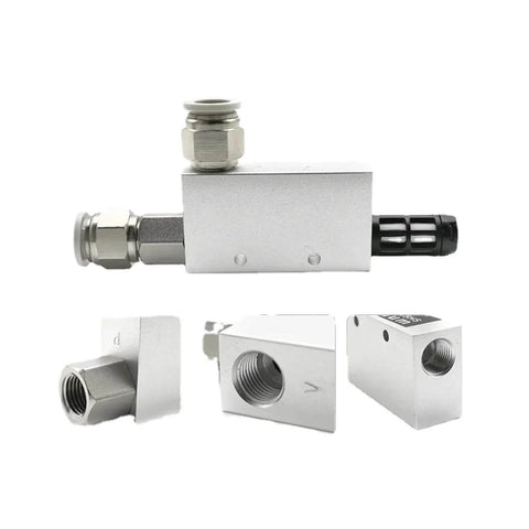 Industrial Pneumatic Vacuum Generator For Efficient Air Exhaust And Negative Pressure Control Lightweight Compact Design