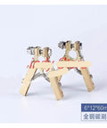 Four Way Collector Ring Assembly Slip Ring With Copper Carbon Brush Bracket And Return Ring Copper 25x60x66mm connectors