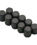 10Pcs Potentiometer Knob Caps For KY 040 360 Degree Rotary Encoder D Type 6mm Half Shaft ABS Black A15, set of black knob caps
