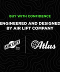 Promotional image for Air Bag Suspension Kit for Ram and Ford Trucks, highlighting Air Lift Company's design.