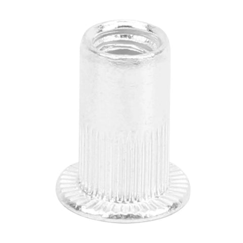 100 Pcs Aluminum Flat Head Vertical Pull Rivet Nuts Set M5 Auto Aviation Industrial Hardware WJ-30045M5 For Fastening Metal Plates, Furniture