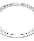 Aluminum Alloy Lazy Susan Turntable Bearing, Heavy Duty Silent Swivel Plate for Charcuterie Boards and Dining Tables, Brushed Silver