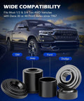 Ball Joint Press Kit, Heavy Duty Ball Joint Removal Tool Kit with 4x4 Adapters, shown with 4WD truck and components.