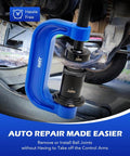 Ball Joint Press Kit, 21-Piece Ball Joint Removal Tool for Installing and Removing Ball Joints, close-up on vehicle use