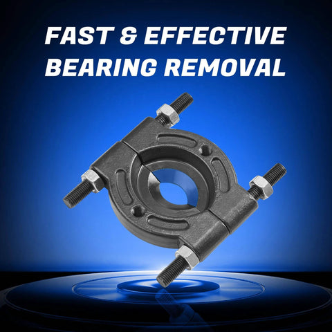 Image of a bearing splitter from the 14 pcs bearing puller and splitter kit 5 ton with 2 and 3 inch separator jaws.