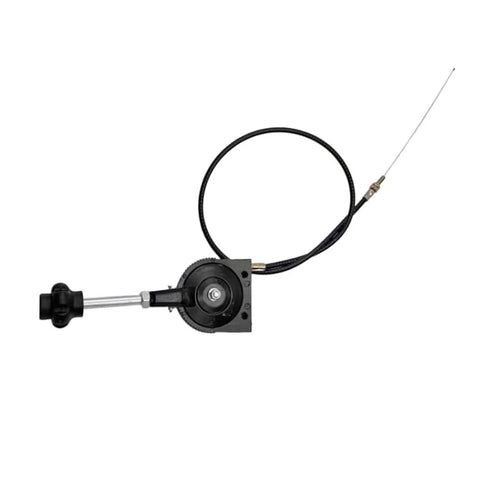 40 Inch Bendable Excavator Throttle Cable Controller Handle For Manual Control With Premium PU Construction And Rustproof Steel Joints