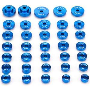 Blue Bicycle Bearing Press Set components, Bike Tools for Wheels/Hub BB Axis Installation Universal Repair Kit, various sizes displayed.