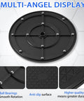 12 Inch Heavy Duty Lazy Susan Rotating Swivel Stand with Steel Ball Bearing Turntable Base showing anti-slip surface and durability